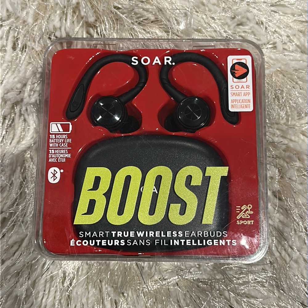 Brand new Boost smart true wireless earbuds
